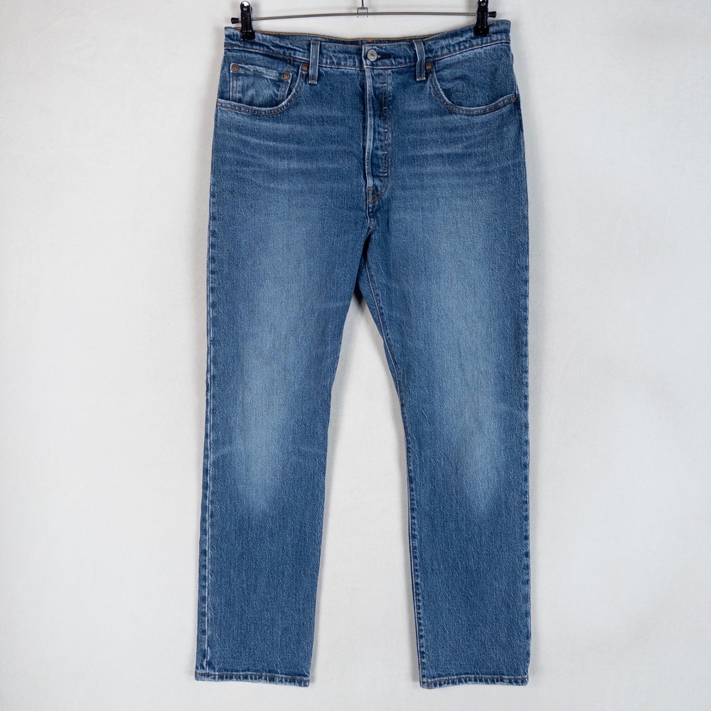 Levi's 501 Original Fit Jeans Women 32 x 30 Blue Straight Leg Button Fly Classic